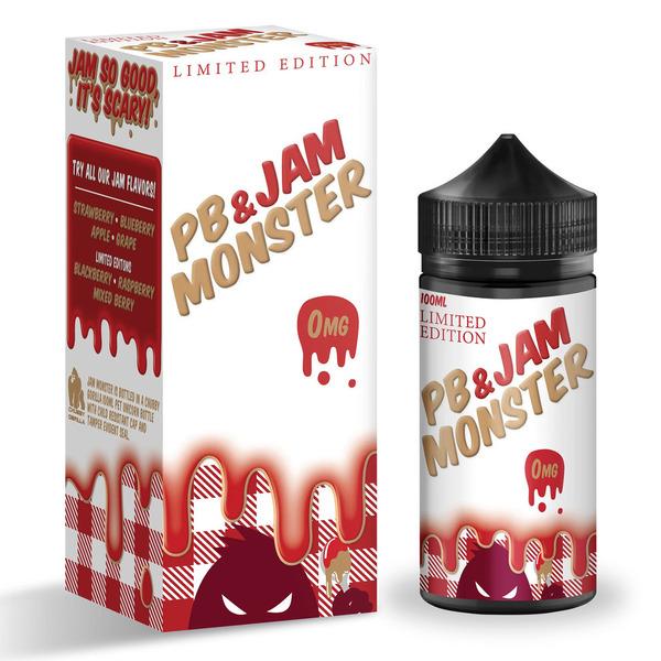 PB and Strawberry Jam jam monster 100ml